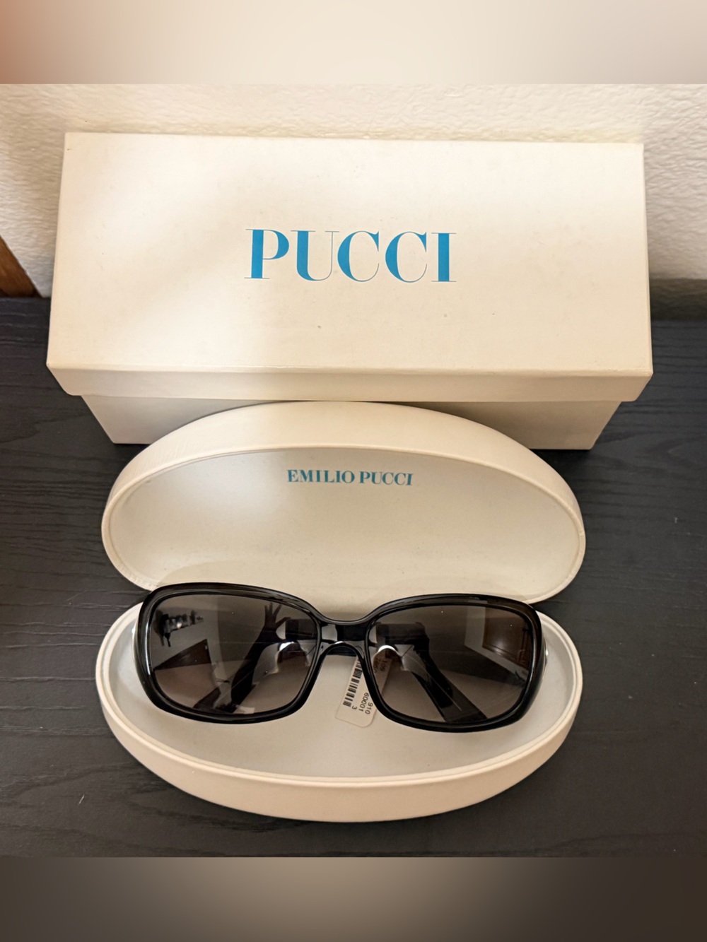 Women's Black PUCCI Sunglasses - Classic Square Frame